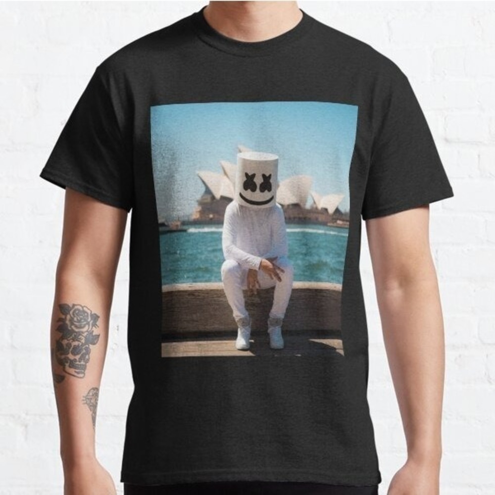 Marshmello EDM DJ Graphic Music Fan Unisex T-Shirt